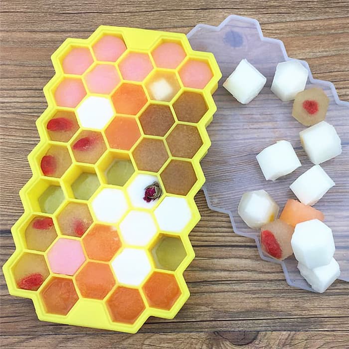 Cetakan Silikon MPASI Bayi Es Batu Honey Combs Silicone ...