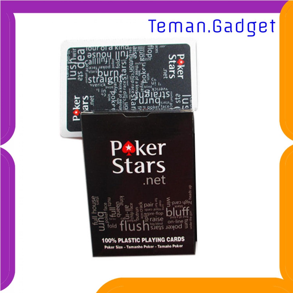 TG-MA Poker Stars Kartu Remi Poker Plastik