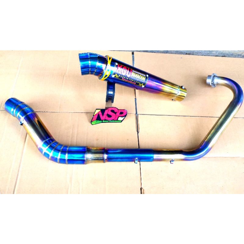 Knalpot kou bluemoon vixion satria fu sonic CB150R CBR150R R15