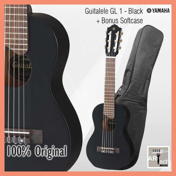 MINI GITAR GL1 BLACK / GL-1 / GUITALELE / GUITAR ORIGINAL YAMAHA