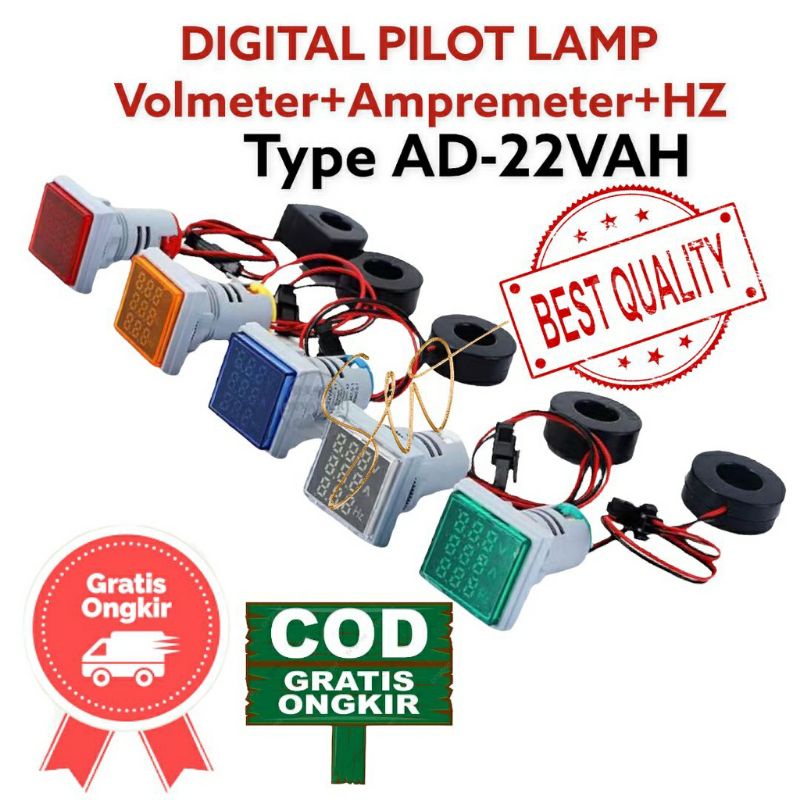 digital volt hz Amper meter