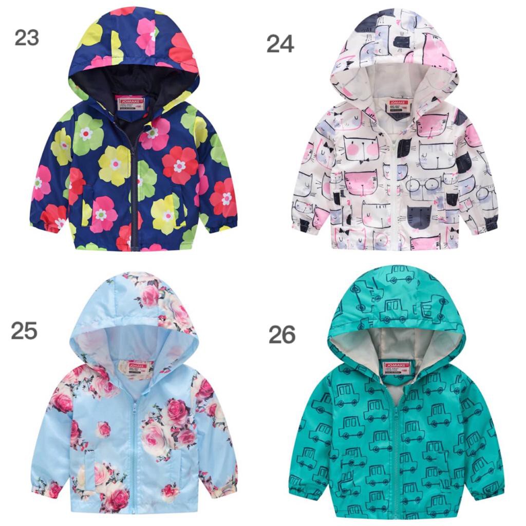 LID9050 No 21-30 Jaket Fashion Bayi/ Balita Parasut Anti Air ada topi/ hoodie