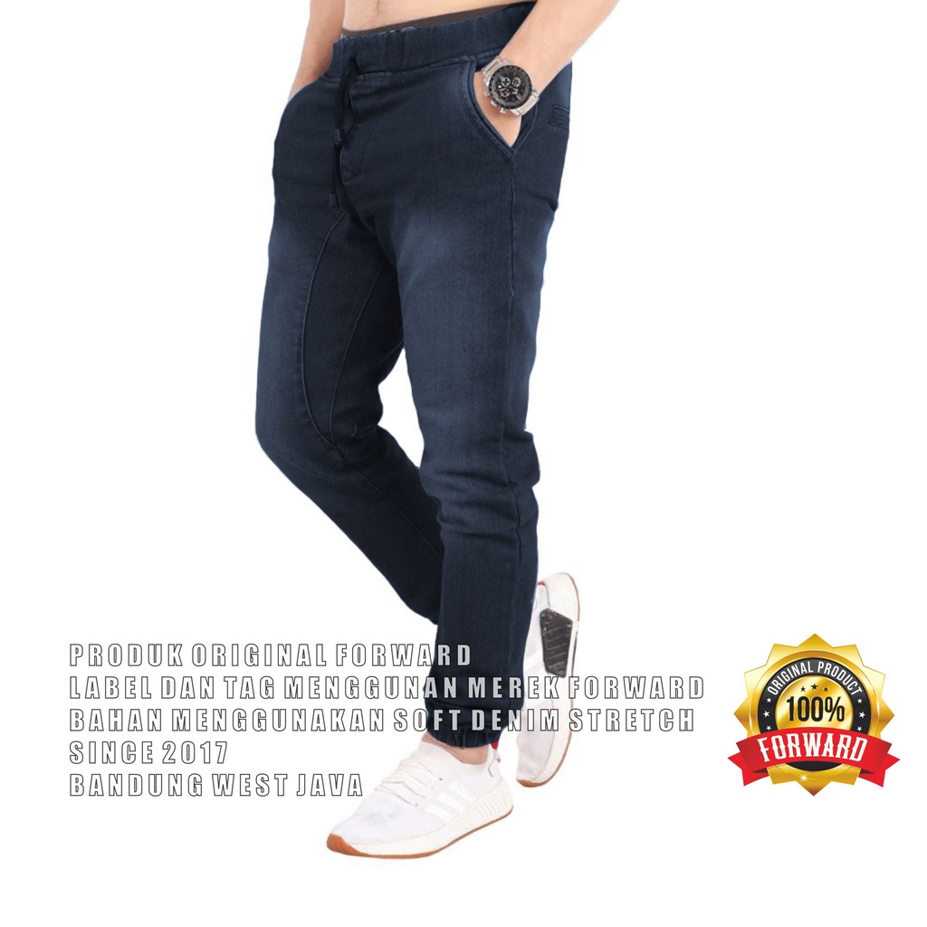 Celana Joger Jogger Denim Jeans Pria Pria Original Forward