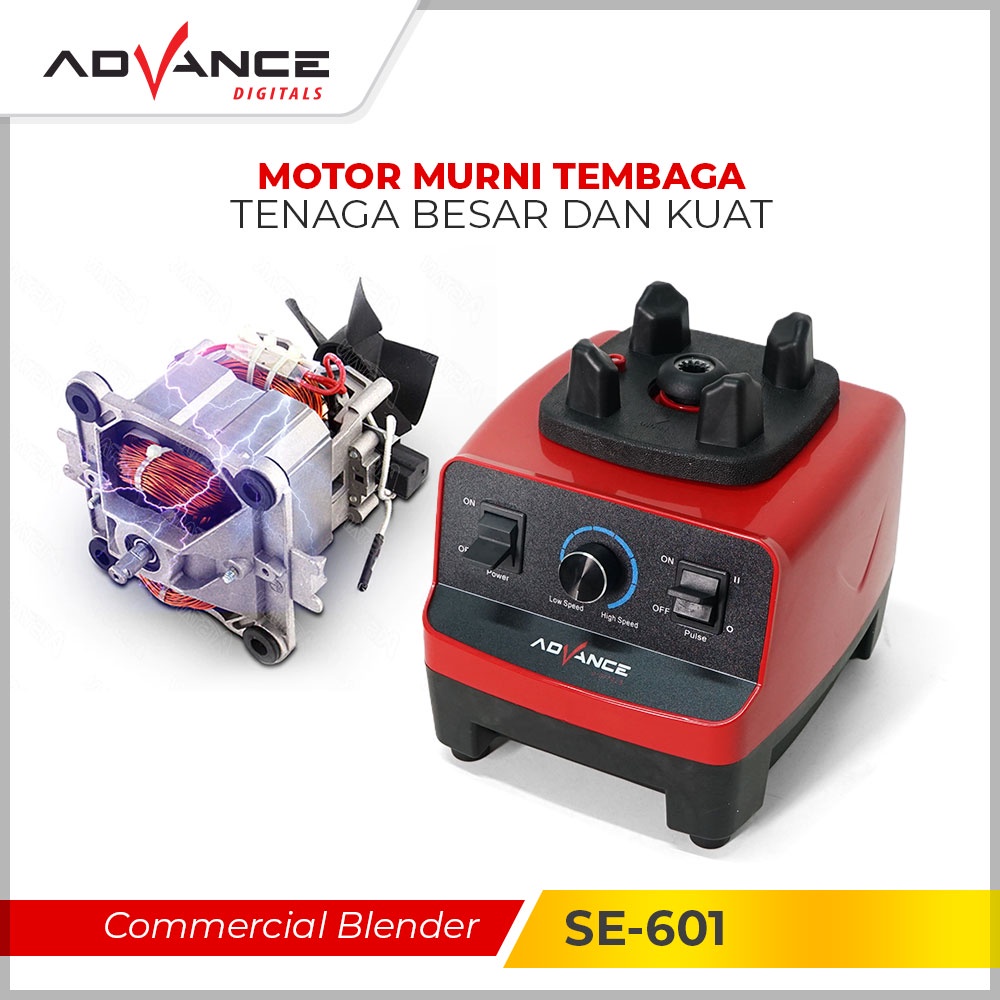 ADVANCE Grinding Blender SE-601 2L Pemecah Dinding Multifungsi Juicer Pemecah Dinding Pembuat Susu Kedelai