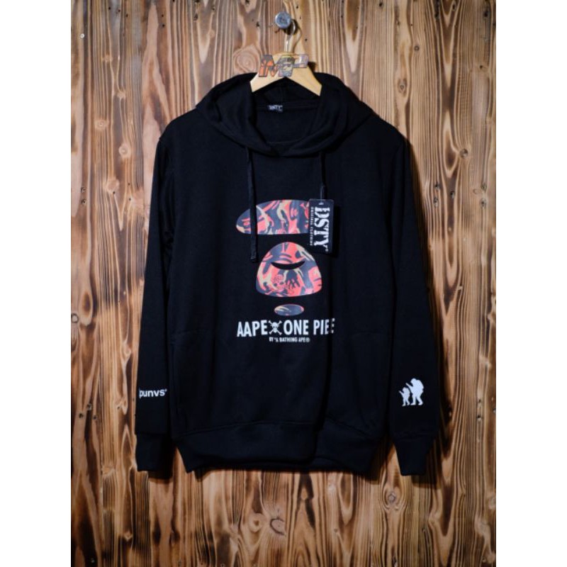 SWEATER HOODIE / HOODIE AAPE ONE PIECE / NASA AAPE / JAKET PRIA / JAKET ANIME / OUTERWEAR TERBARU