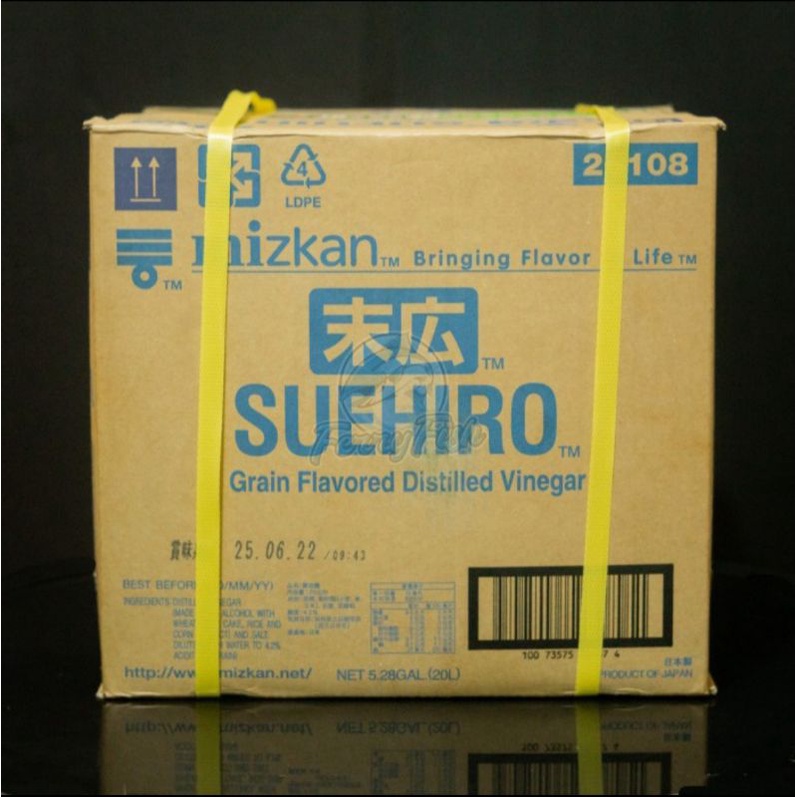 

Mizkan Suehiro Su 20 Liter / Sushi Rice Vinegar Cuka Sushi