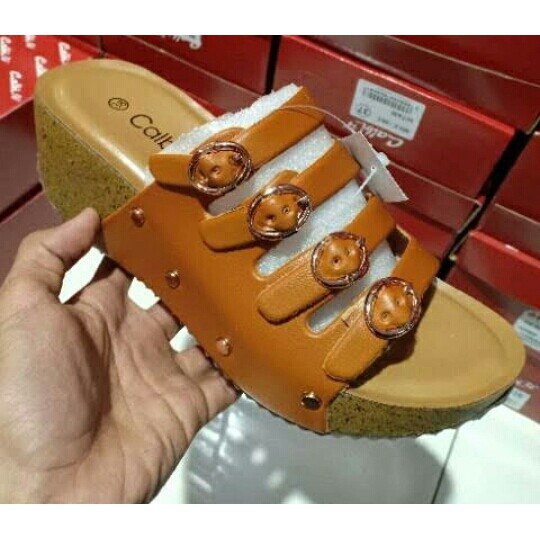 Calbi sandal wanita wedges original 100%