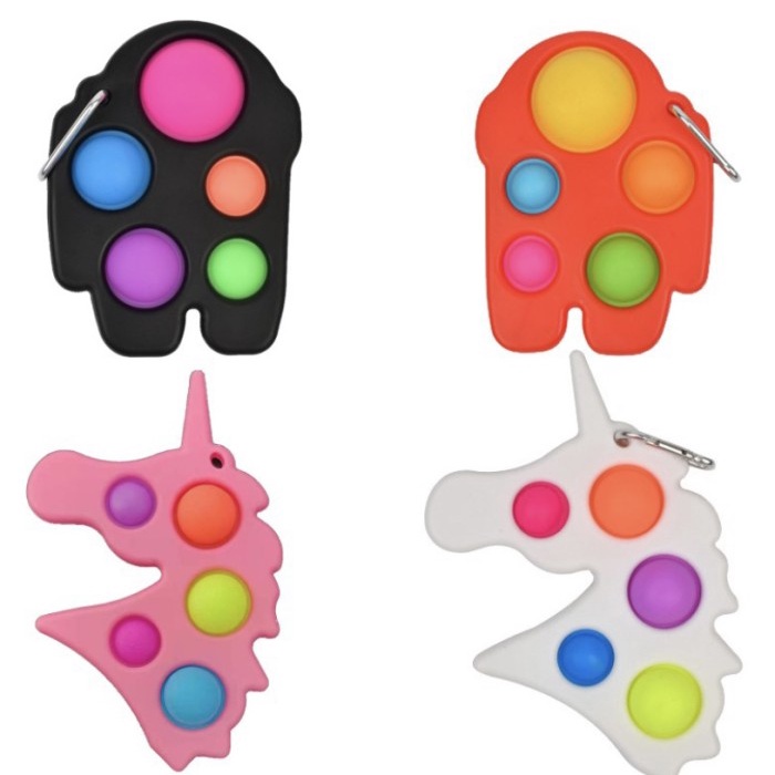 Simple Dimple Among Us Unicorn Pop It Fidget Toys Simpel Dimpel Tiktok