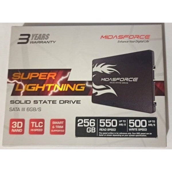 Midasforce SSD Superlightning 256GB