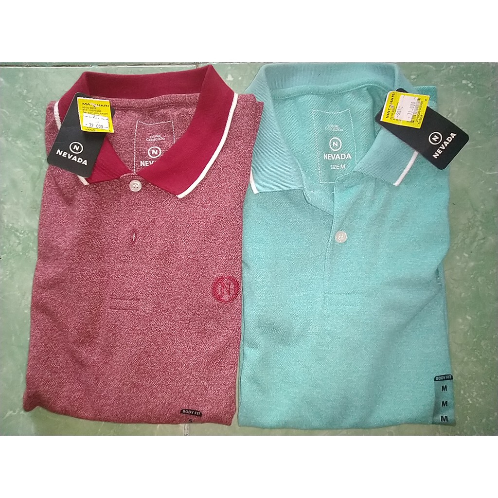  CUCI GUDANG SALE KAOS  POLO  DEWASA MATAHARI  NEVADA  POLO  