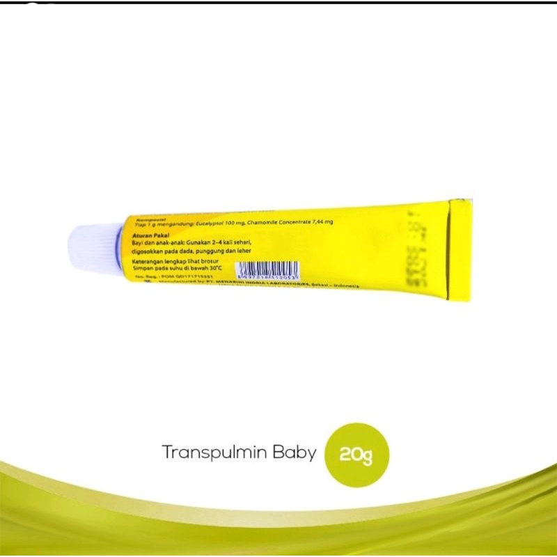 Transpulmin baby balsem 20 gr / balsem