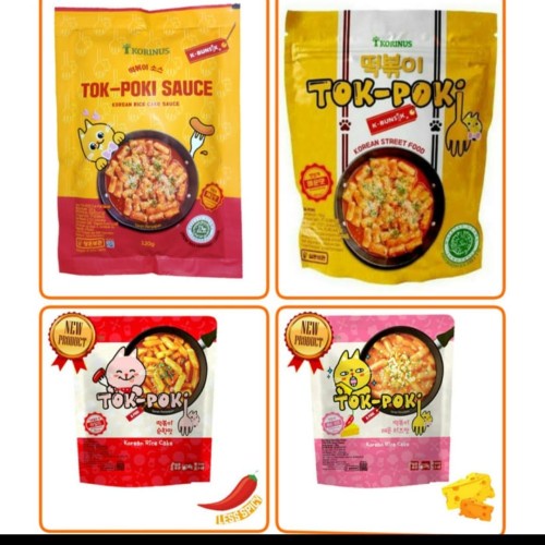 

korinus TOK-POKI Tteokbokki /toppoki / K-bunsik korea halal MUI