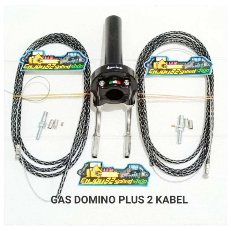 Gas Spontan DMN + L Gas Cnc + 2 Kabel Gas Serat original Sonic Satria fu Vixion Vario Beat