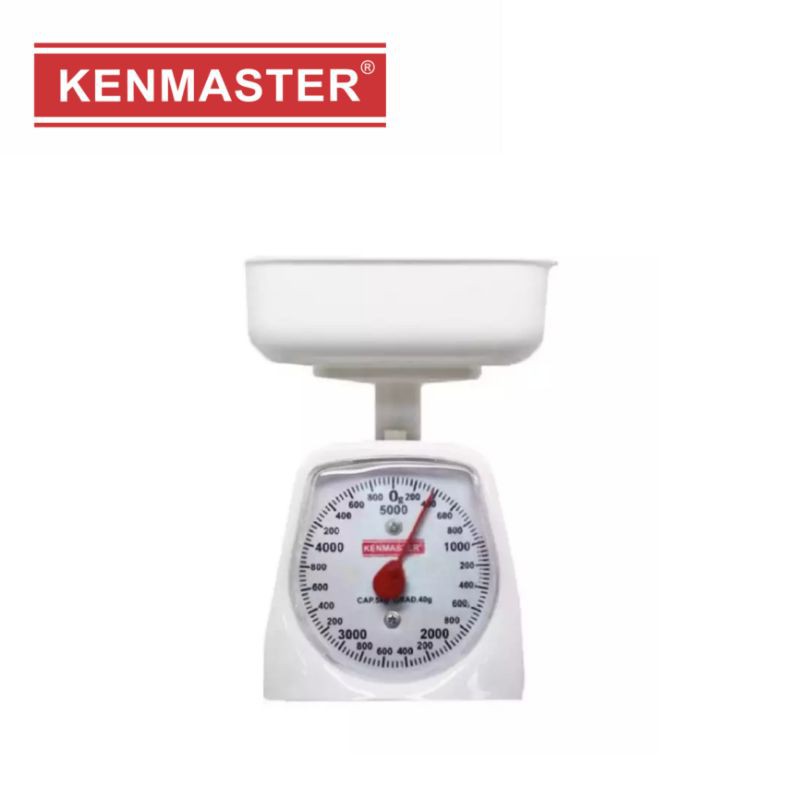 Timbangan Kue Kenmaster 5 Kg Timbangan Kue Dapur 5Kg Kitchen Scale Putih