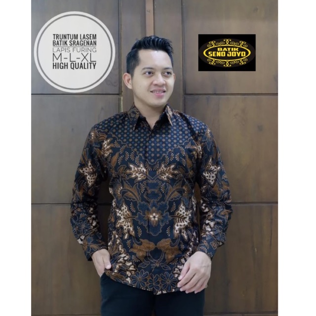 Batik Pria  TRUNTUM LASEM FULL FURING Katun Halus Ori Solo