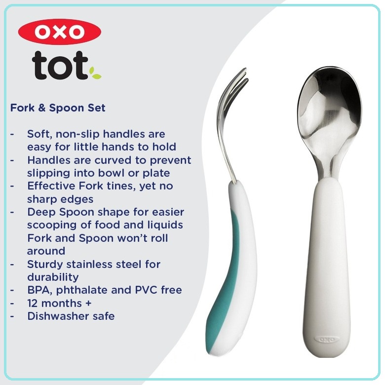 OXO Tot Fork &amp; Spoon Set