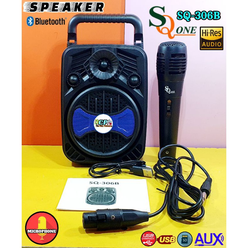Speaker Mini Bluetooth SQone SQ-306B