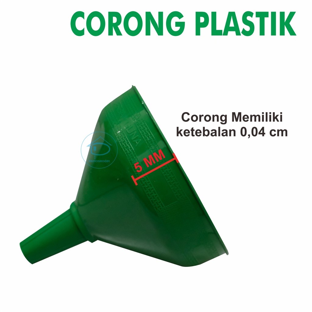 Corong Air 15 cm / Corong Minyak Plastik Ukuran Kecil / Sedang / Besar