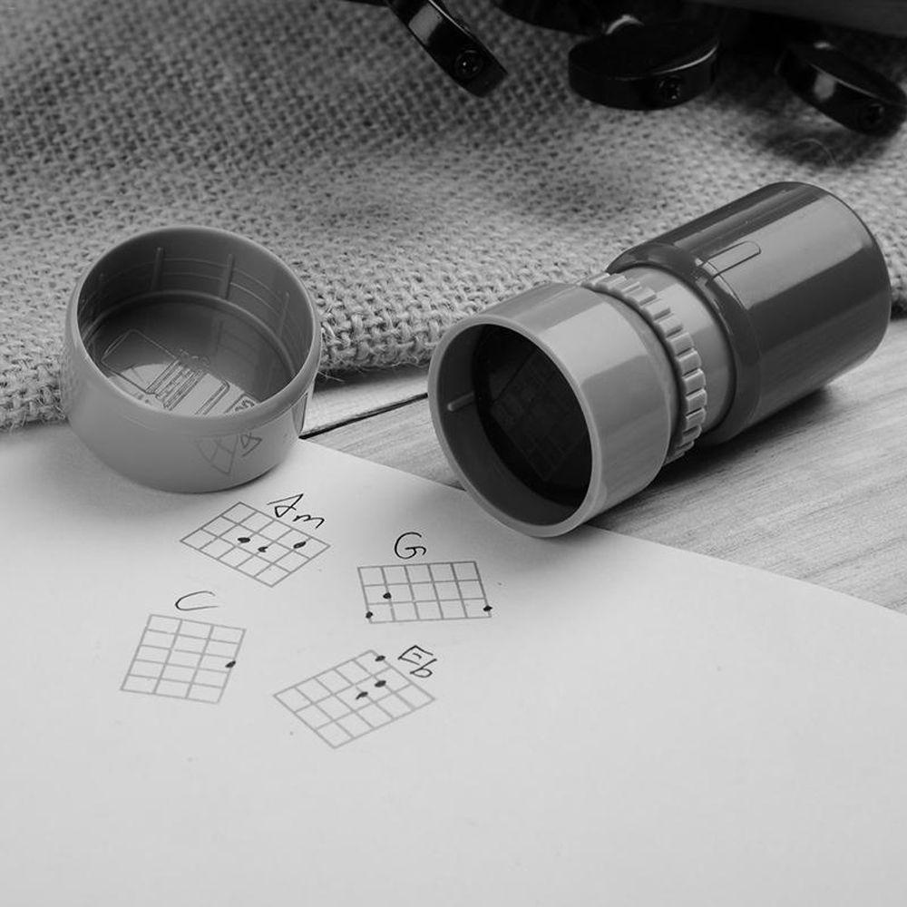 Agustina Chord Stamp Tablature Mengajar Klasik Motif Gitar Akustik Signet Akord Gitar Alat Mengajar Musik Ukulele Part Seal Stamp