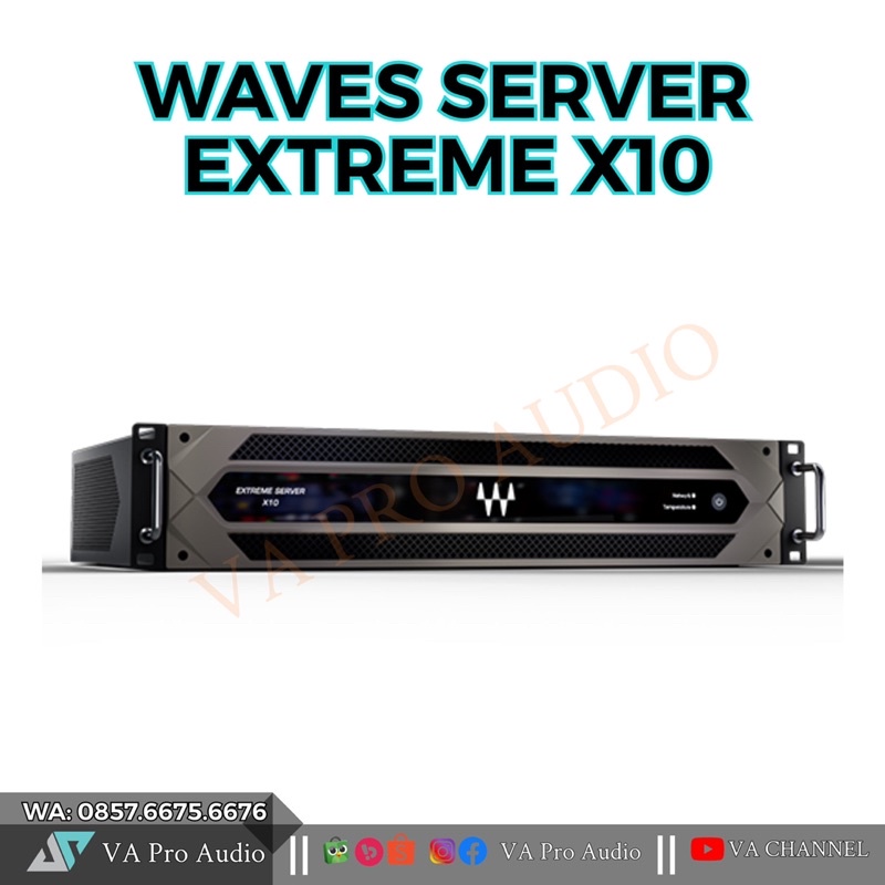 Waves soundgrid server extreme 2u rack second bekas