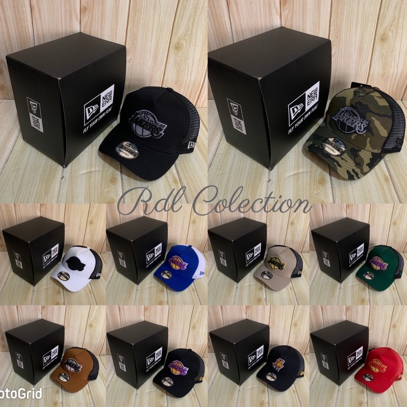 Topi Baseball Los Angeles Lakers Topi Trucker Lakers Topi Lakers Jaring Topi Baseball L