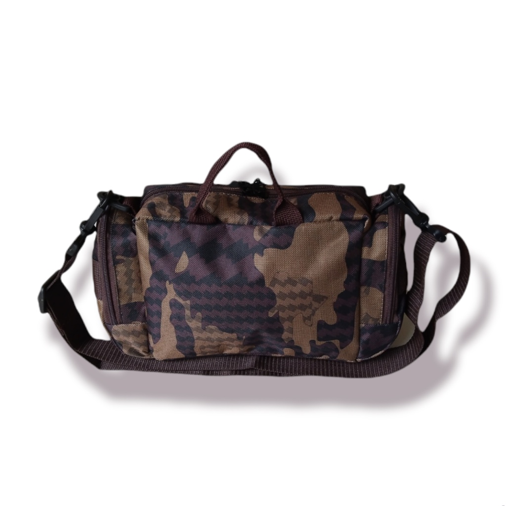 Rancis Jaya - Tas Selempang Pria Army / Tas Selempang Pria YLTD / Tas Tactical Bahan Motif Army