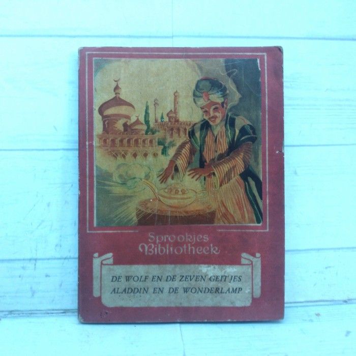 Novel Sprookjes Bibliotheek - De Wolf En De Zeven Geit Jes Aladdin En