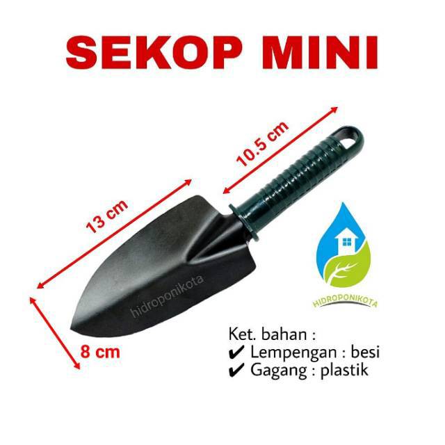 sekop mini - sekop kebun - sekop tanaman - garukan tanah - alat berkebun - ARMY - HHB