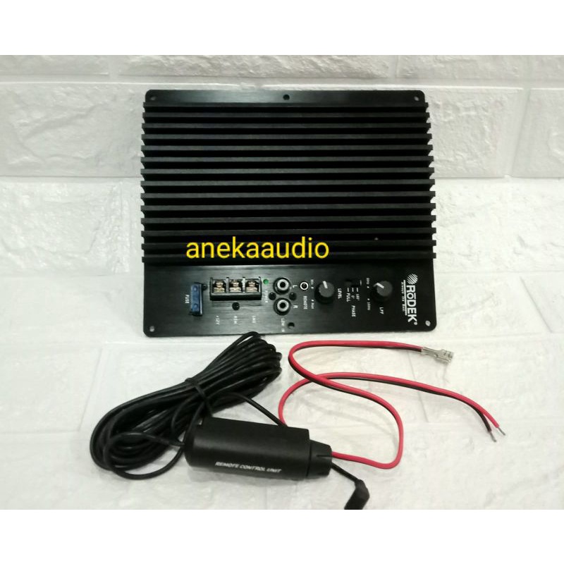 Kit basstube power monoblock RODEK tenaga badak class D control bass RODEK