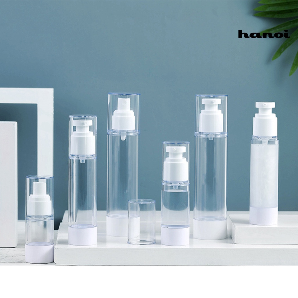 HQTM_Bottle Easy-using Exquisite Transparent Refillable Travel Bottle for Home