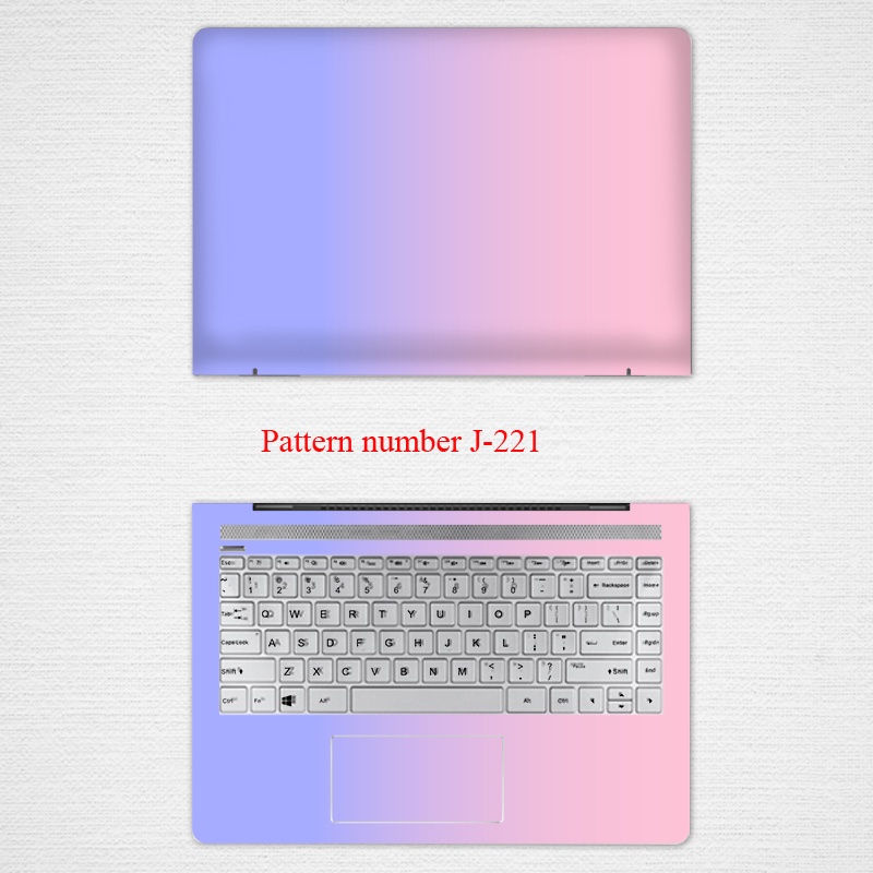 GRADIENT SOLID COLOR Computer Stickers Computer Laptop Skin Vinyl 2 Sides Laptop Skin for 11/12/13/14/15/17 Inch Universal for Huawei Matebook14 13 Inch Laptop Magicbook Sticker X 2021 Cute D14 Film D15 Accessories Pro16.1 Inch 2021 Customization