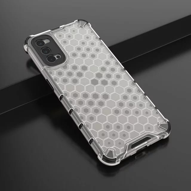 OPPO RENO 4 / RENO 4 PRO INDONESIA SOFT CASE RUGGED ARMOR HONEYCOMB