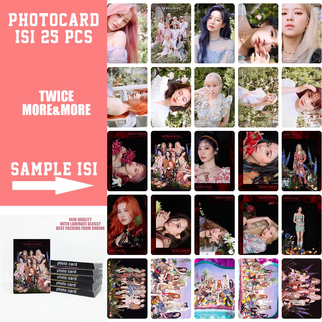 Photocard twice isi 25sheet