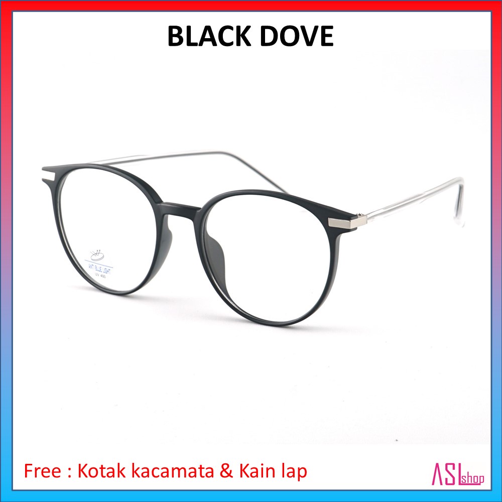 FRAME DAN KACAMATA MINUS (TR 8276) RINGAN DAN LENTUR