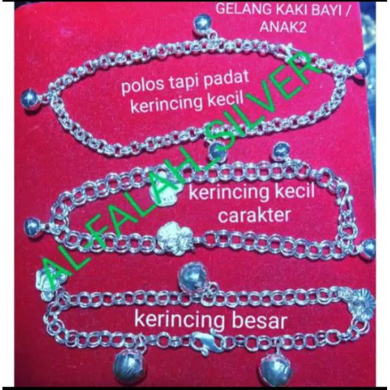 Gelang kaki anak (Bahan perak )8
