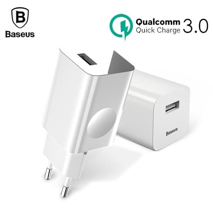 Baseus Adaptor Charger Port Usb 24W Quick Charger