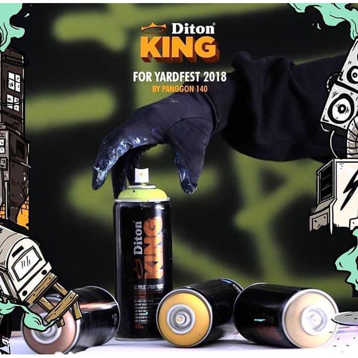 cat semprot diton king 400ml