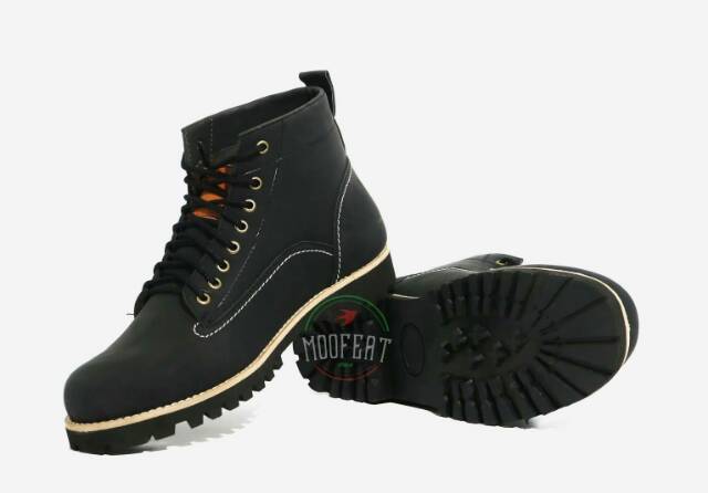 SEPATU BOOT KULIT MOOFEAT WINGTIF