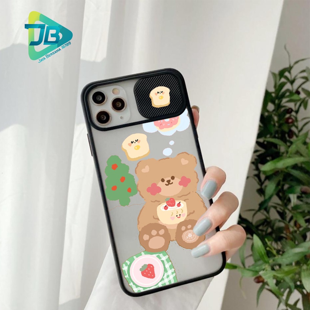 SOFTCASE SLIDE KAMERA CUTE OPPO VIVO SAMSUNG XIAOMI REALME IPHONE ALL TYPE JB4961