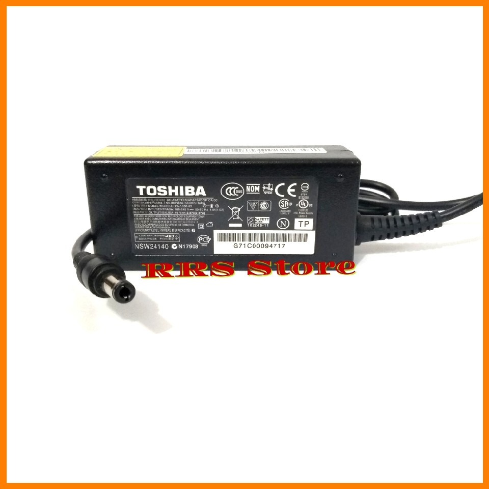 Adaptor Charger Original Toshiba Satellite L510 L500 L505 L515 19V 3.42A 5.5X2.5MM ORIGINAL