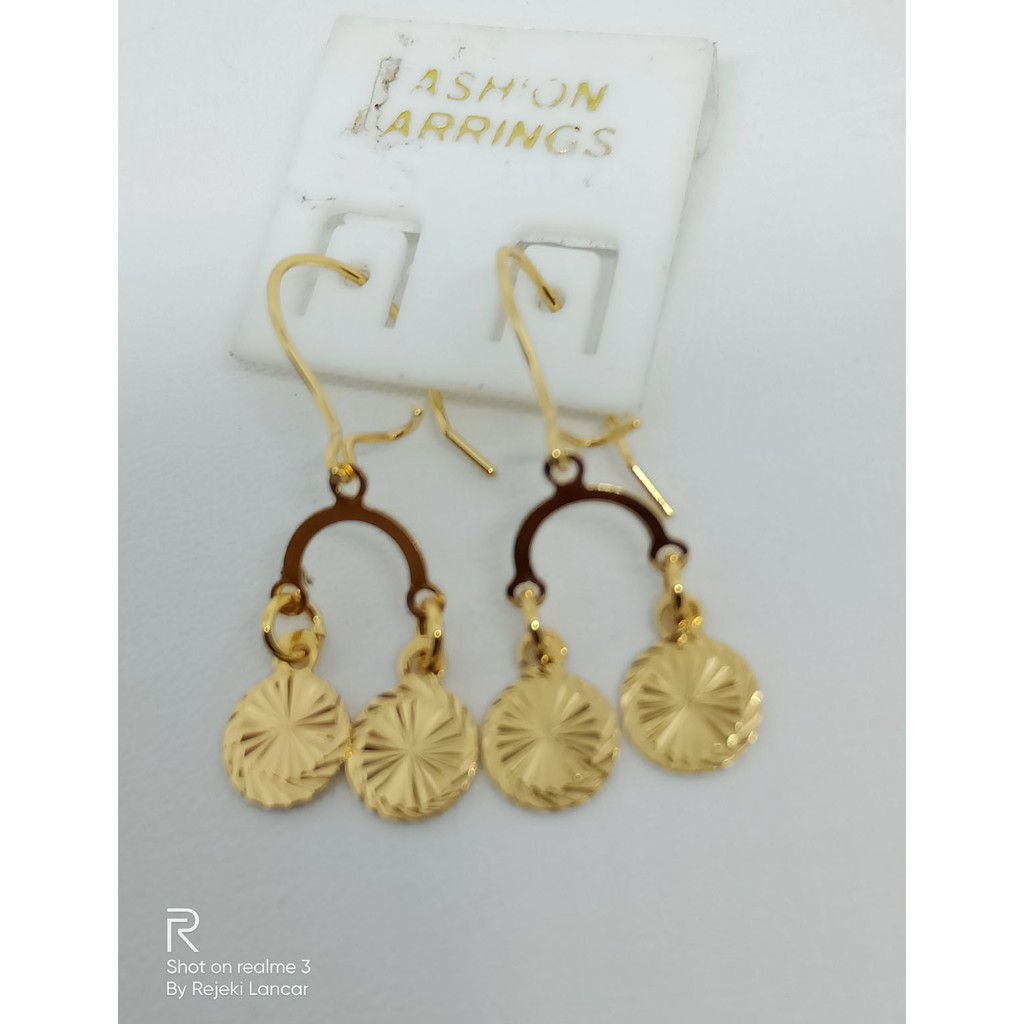 ANTING LAPIS EMAS 24k /Perhiasan Xuping