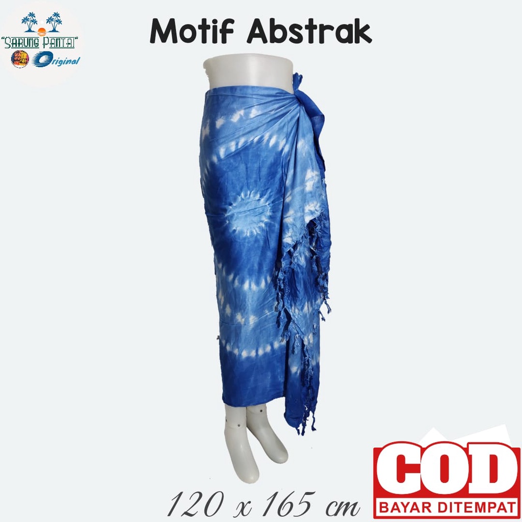 Grosir Sarung Pantai Abstrak Katun Rayon 160/120 cm Rumbai Sembilan Mode