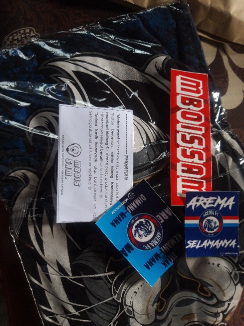 Baju Kaos Arema Aremania Baru Murah Bahan Katun Mboissam Kc 10