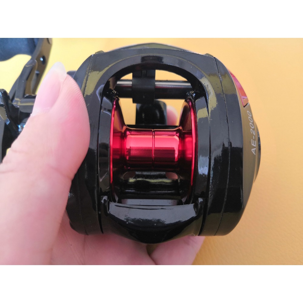 reel bc Baitcasting Reel up to 10 kg drag kiri handle 7.2:1 Perbandingan gigi reel pancing muarh