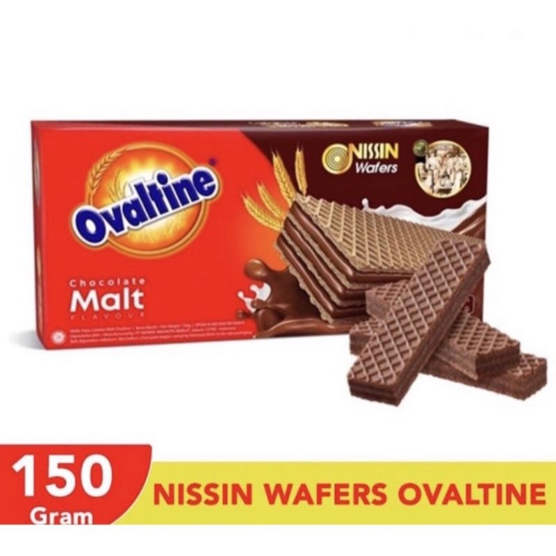 

Nissin Wafers Ovaltine Choco Malt 150 Gram