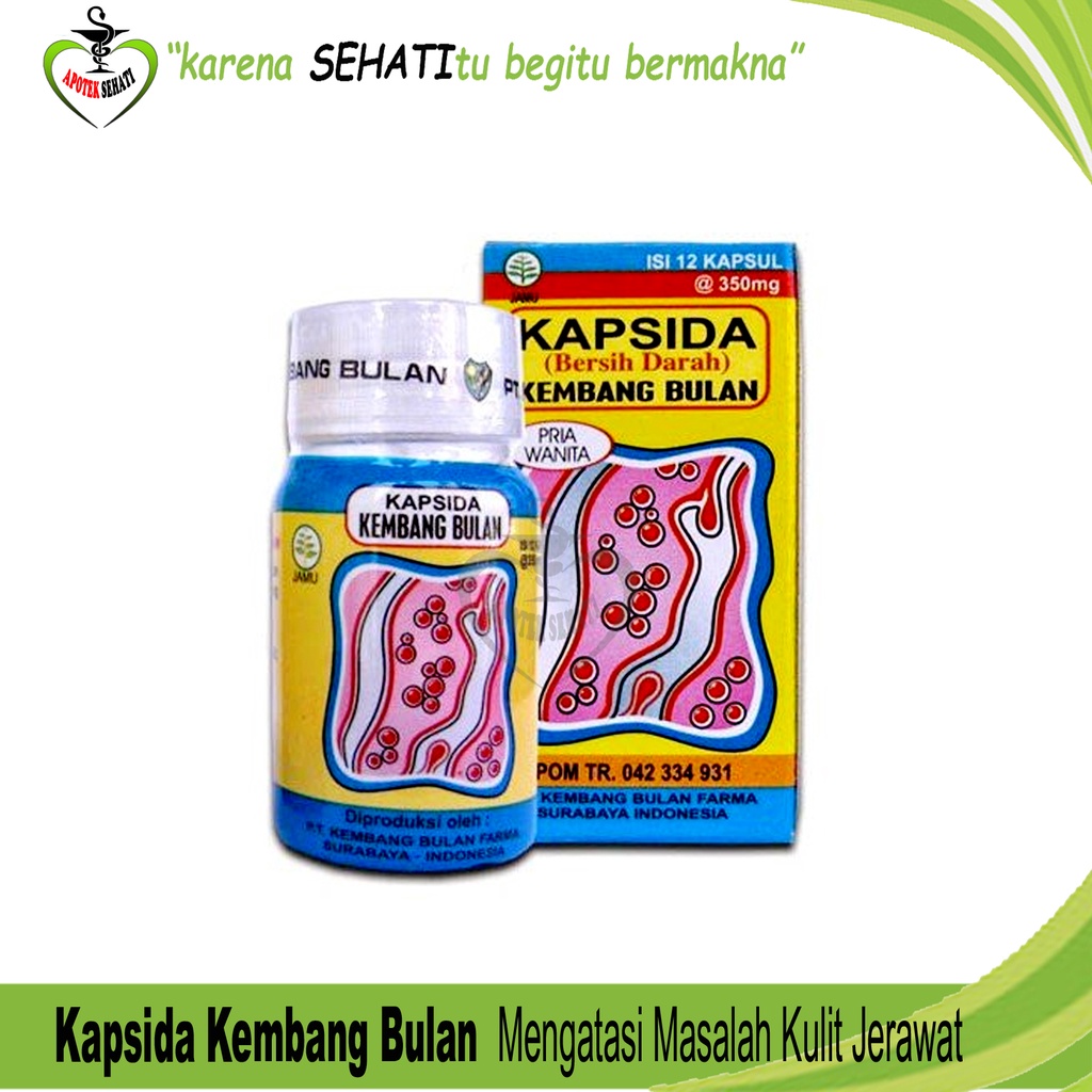 Kapsida Kembang Bulan Kapsul Bersih Darah Obat Jerawat