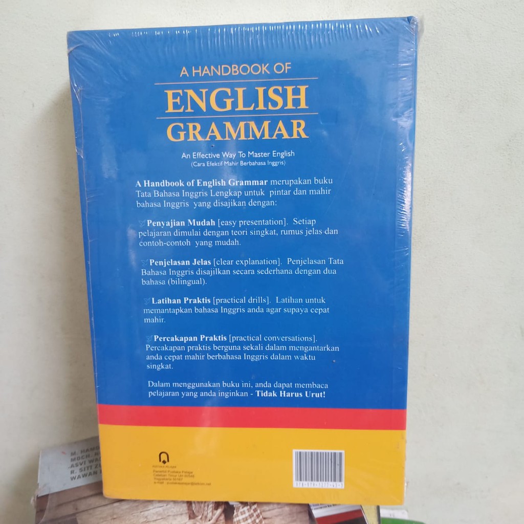 Handbook Of English Grammar Tata Bahasa Inggris Lengkap Oleh Slamet Riyanto Pustaka Pelajar Shopee Indonesia