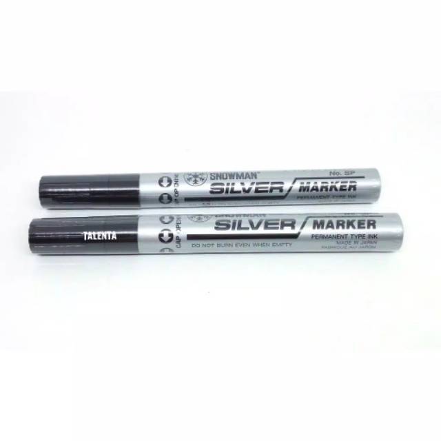 Spidol Perak/Paint Marker Silver Snowman