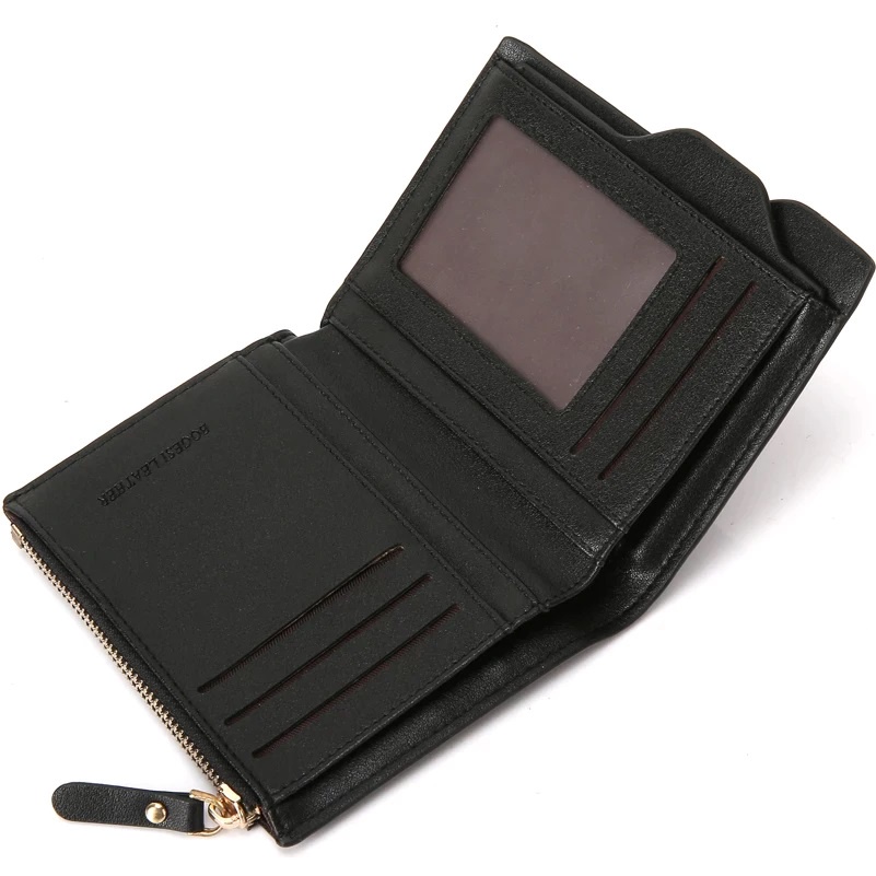 Dompet Pria Kulit Pendek Model Lipat Resleting Original Bogessi