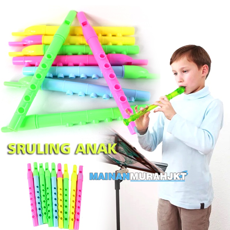 MAINANKEI ANAK MURAH SULING ANAK MUSIK MAINAN SERULING WARNA WARNI